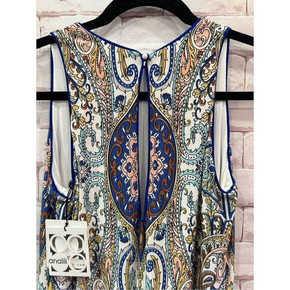 Analili casual sleeve less dress multi color size small - Picture 4 of 9